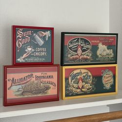 Vintage Food Advertising Wall Art