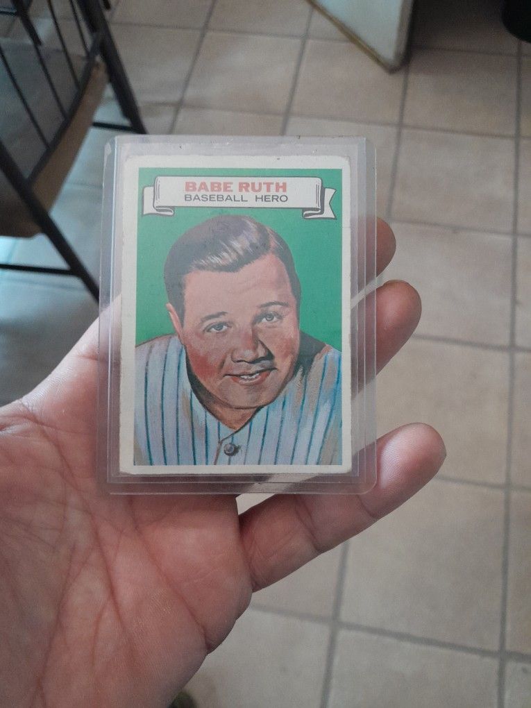 1956 Topps Who Am I Babe Ruth!