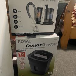 Paper Shredders And Carpet Cleaner Machines 