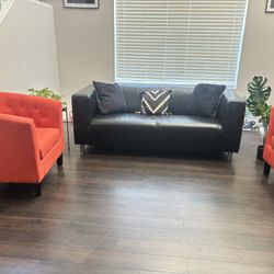 Sofa And 2 Sofa Chairs In Living Room Set