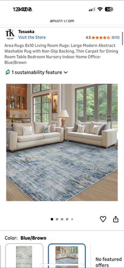 8x10 blue rug