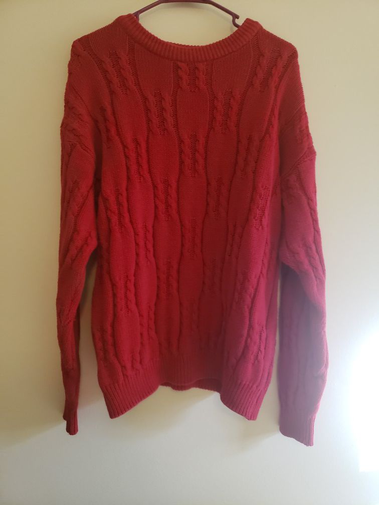 Red IZOD sweater Large