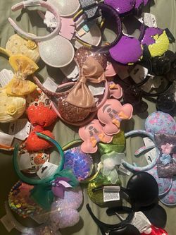 Disney Minnie Mouse Ears Headband Lot