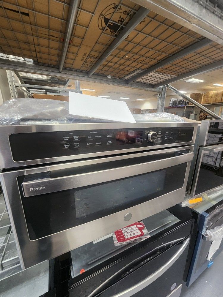 GE Profile Advantium Series 30 Inch Built In Microwave Oven 1.7 Cu Ft