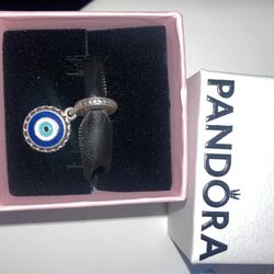 Pandora Evil Eye Dangle Charm Sterling silver