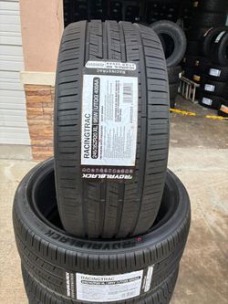 245 35 20 , Royal Black Racing Trac - Set of 4/ $423.80 / Free Install and Mount
