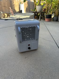 Portable Space Heater With Fan