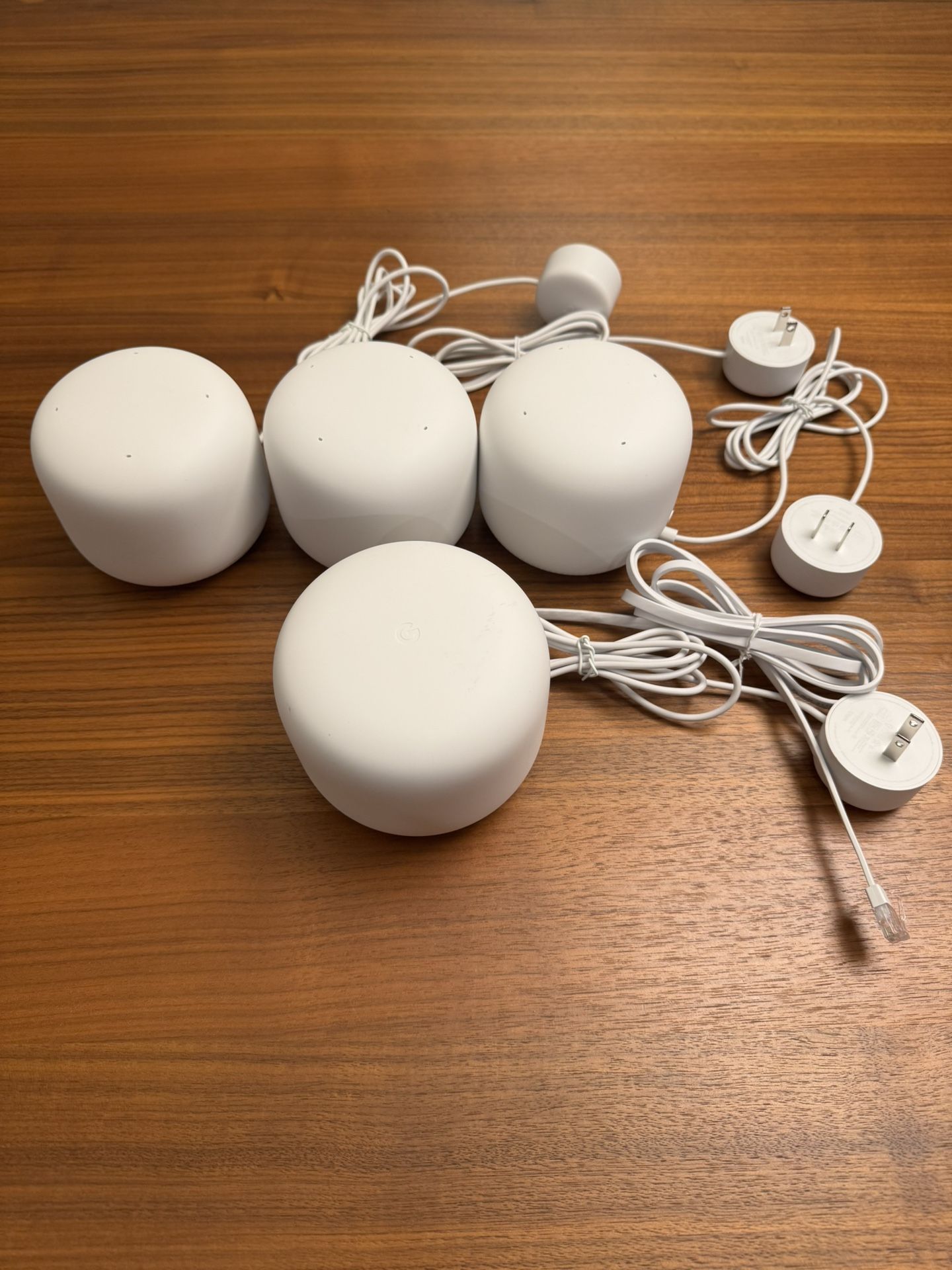 Google Nest WiFi, 1 Router A4R H2D & 3 Mesh Extender Access Points H2E, USED