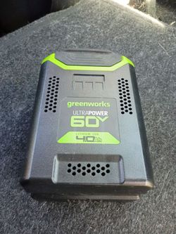Greenworks 60volt 4.0 ah