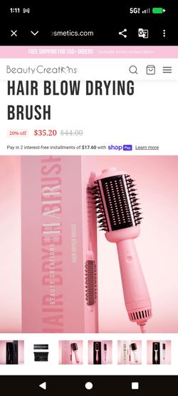 Beauty creations hair blow dryer brush