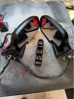 GMC Denali folding mirrors and switch