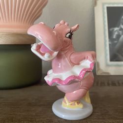 Vintage Disney Fantasia Hyacinth Hippo Figurine Japan Ballerina