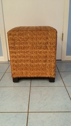 New Resin Wicker Ottoman