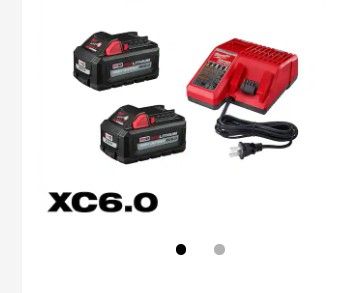 Milwaukee M18 XC6.0 Batteries