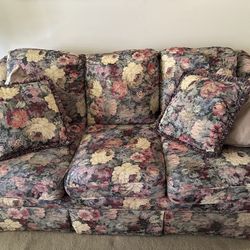 Floral Sleeper Sofa