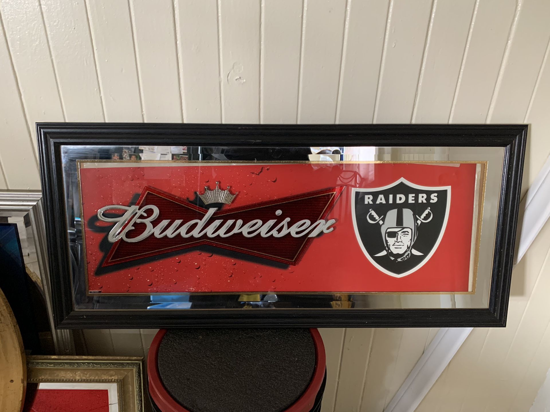 Budweiser Raiders mirror