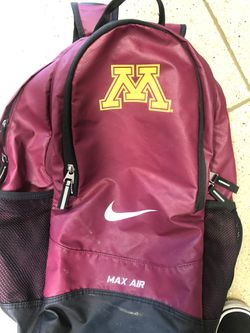 Minnesota Nike baseball backpack