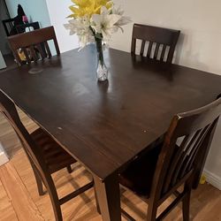 Dinner Table And Four Chairs. 