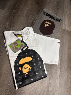 BAPE x MCM  Ape Head Graphic Tee