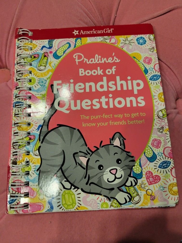 Book american girl parline's book of friendship questions