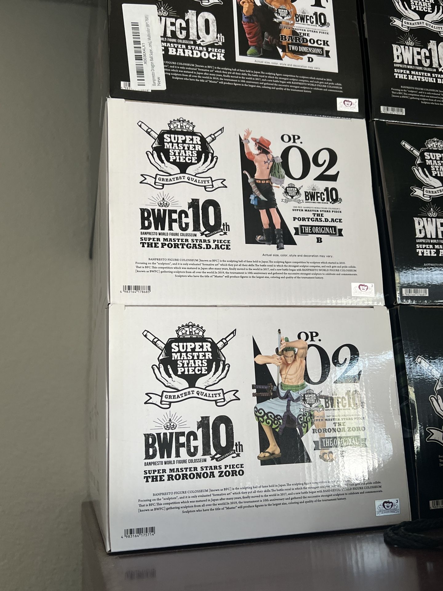 Brand New Ace Zoro Wano figures