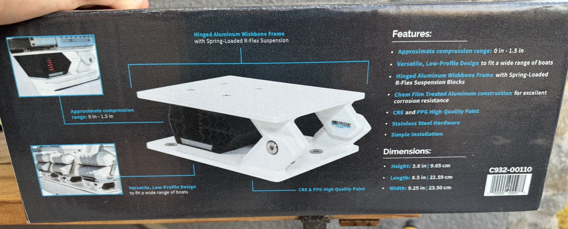 Roswell Marine RIDE Seat Suspension System