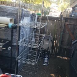 Metal Shelf 75 Inch Tall 