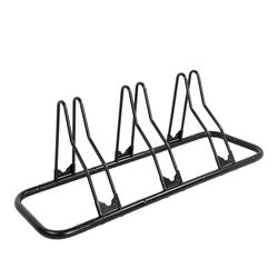 3 Bicycles Floor Parking Rack Stand MTB Road Bike Indoor Garage Storage