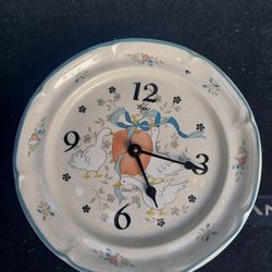 Vintage Plate Clock 