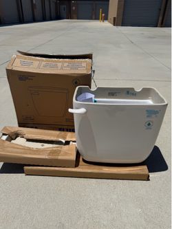 Saniflush1.28 gpf Tank Toilet in White