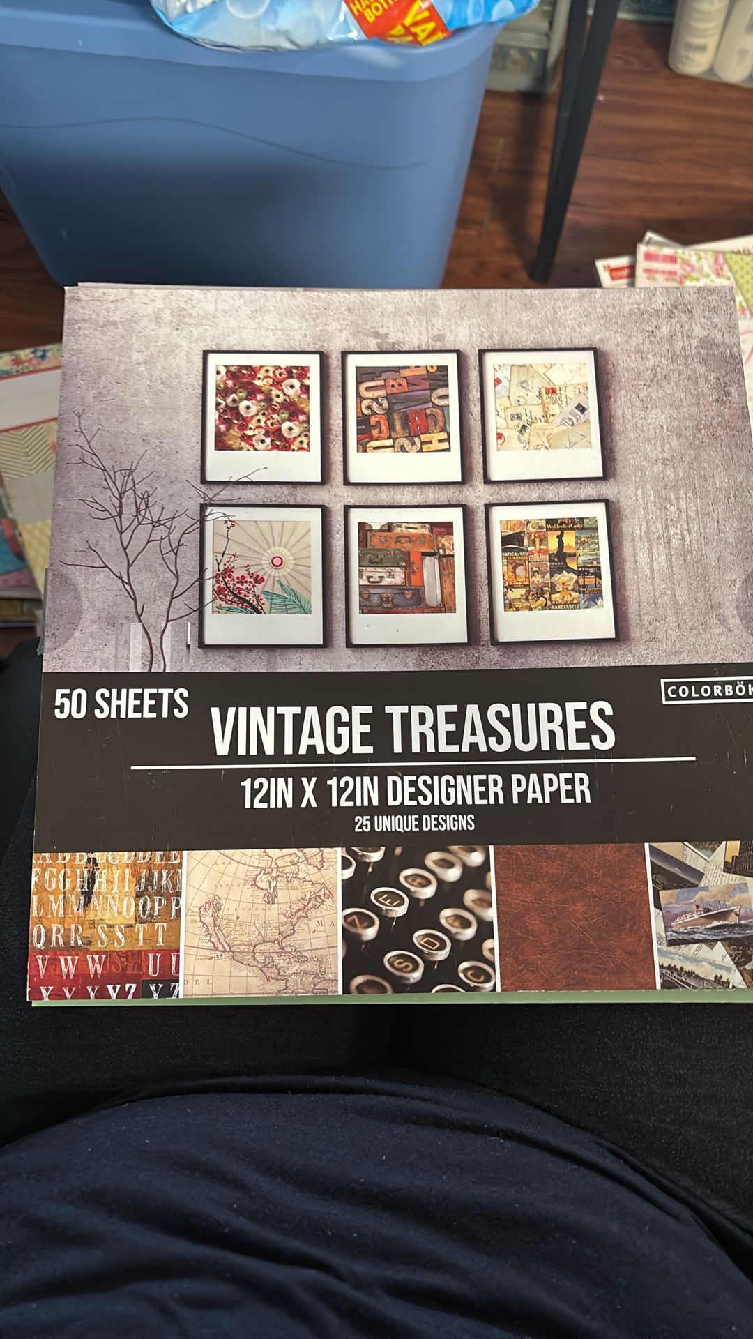 Vintage Treasures 12 X 12 Paper Pad