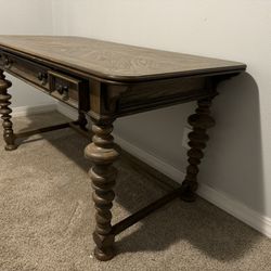 Solid Wood Vintage Desk / Coffee Table – Great Condition