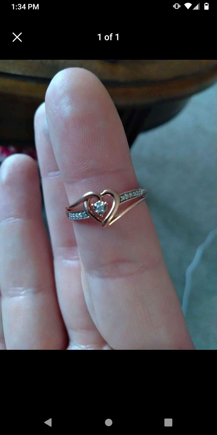 Heart Shaped Promise Ring 