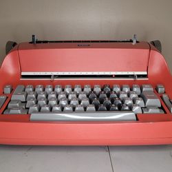 Vintage IBM Selectric Model 72 Typewriter Red (For Parts)