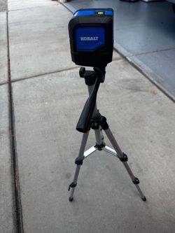 Kobalt Cross-Line Laser Level with Tripod