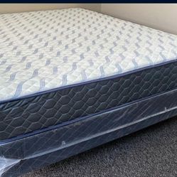 Full Size Supreme Orthopedic Mattress And Boxspring