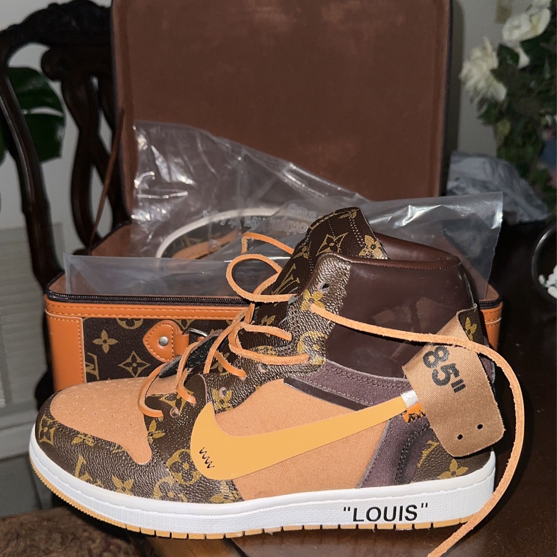 Louis Vuitton T-shirt Air Jordan 1 print t shirt for Sale in Valrico, FL -  OfferUp