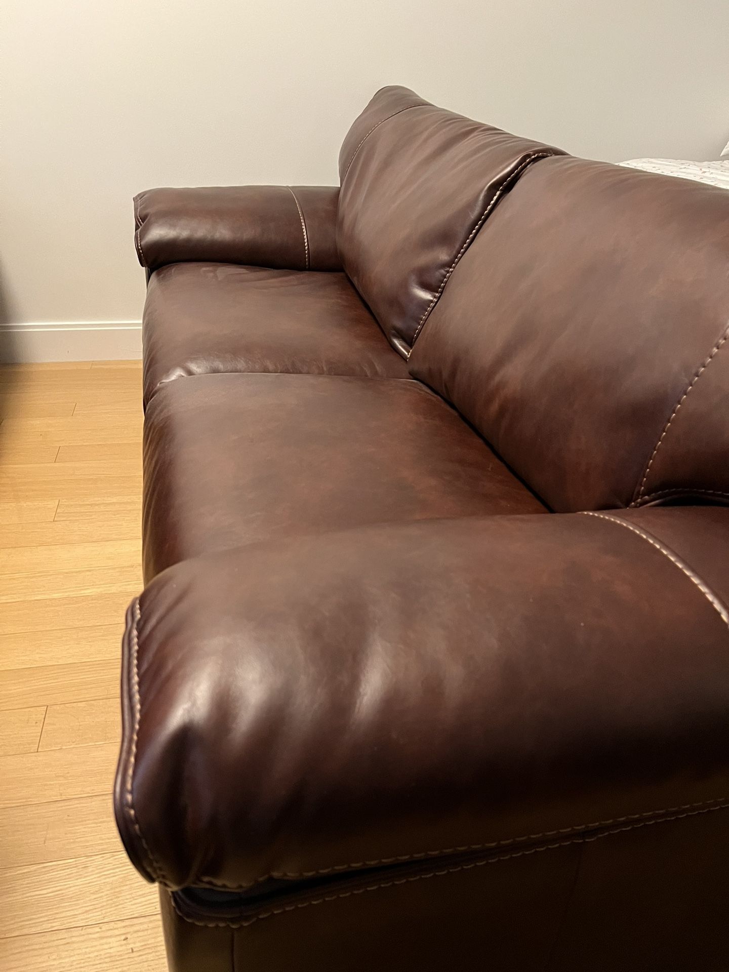 91 inch Sofa leather