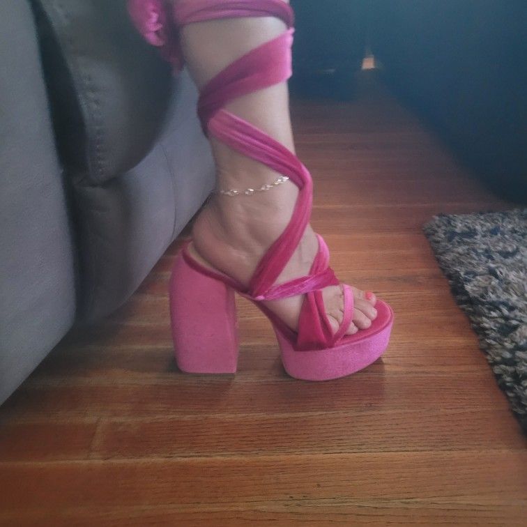 High Heels With Straps