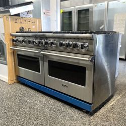 Viking Professional Stainless Steel DUAL FUEL 60” Wide Range 