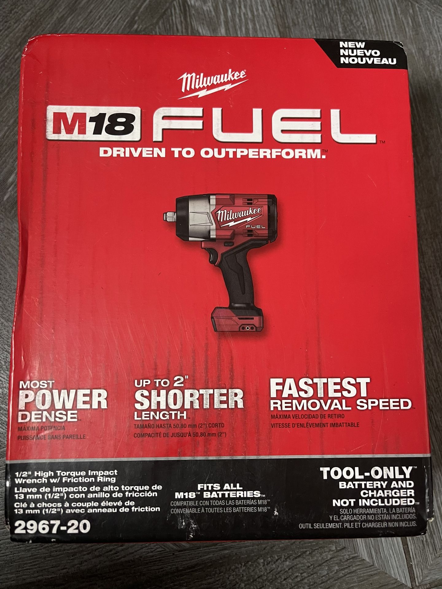 Milwaukee M18 Half Inch Impact 2967-20 Read Below