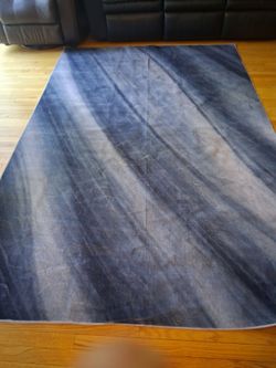Blue rug