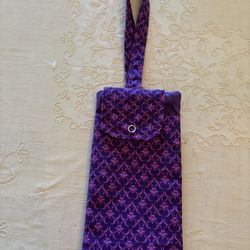 Cell Phone Bag With Snap Pocket And Zippered Enclosure