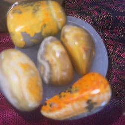 Bumblebee Jasper Stones per piece $6