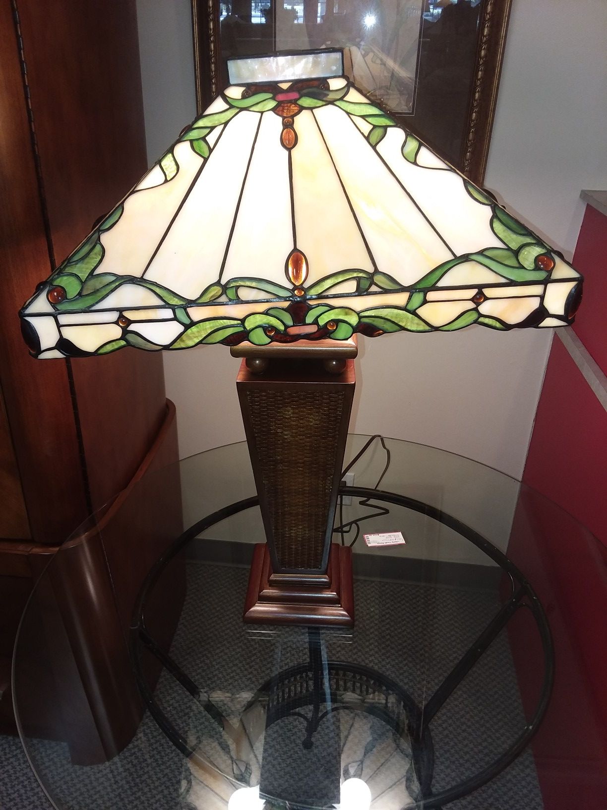 Tiffany-style lamp