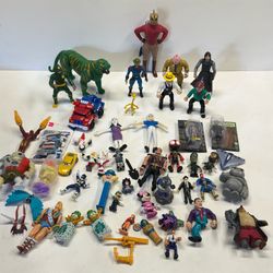 Vintage and Modern Collectible Figures and Toys