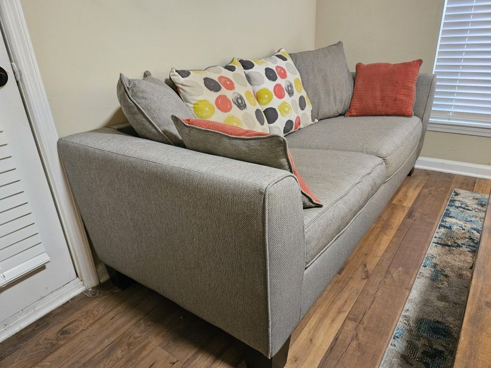72 Inch Well Maintained Modern Sofa