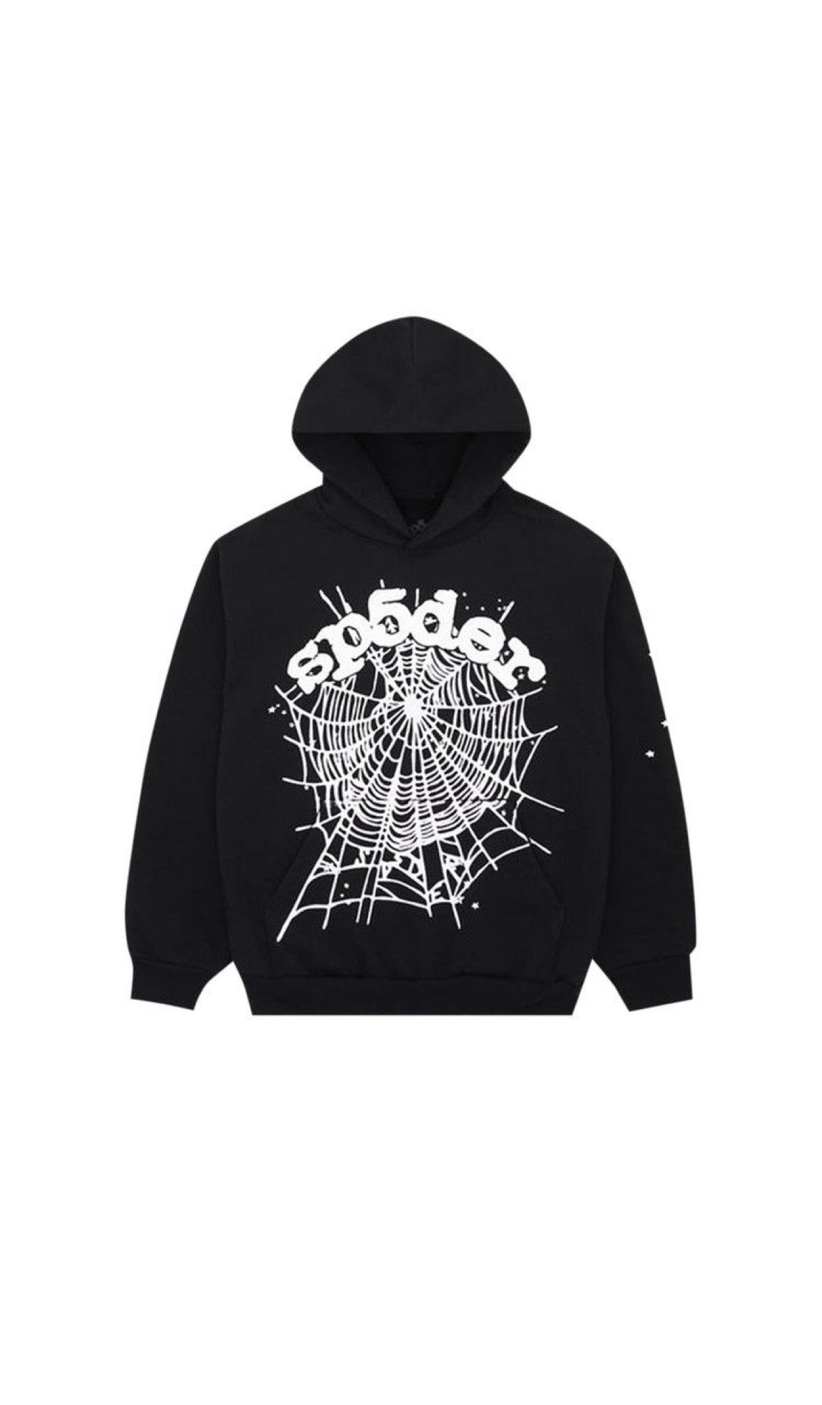 Small Black And White Sp5der Hoodie