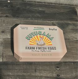 SDCC 2023 Hulu Futurama Farm Fresh Eggs pin set