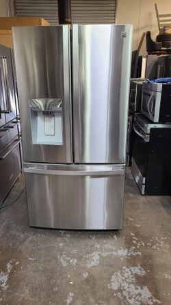 Refrigerator Kenmore French Door in Stainless steel 40 days warranty Delevery